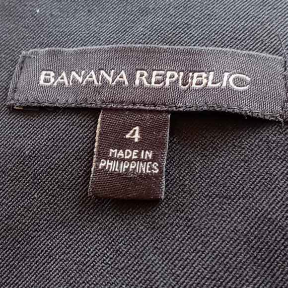 Banana Republic Little Black Dress LBD with Slit - Picture 3 of 3